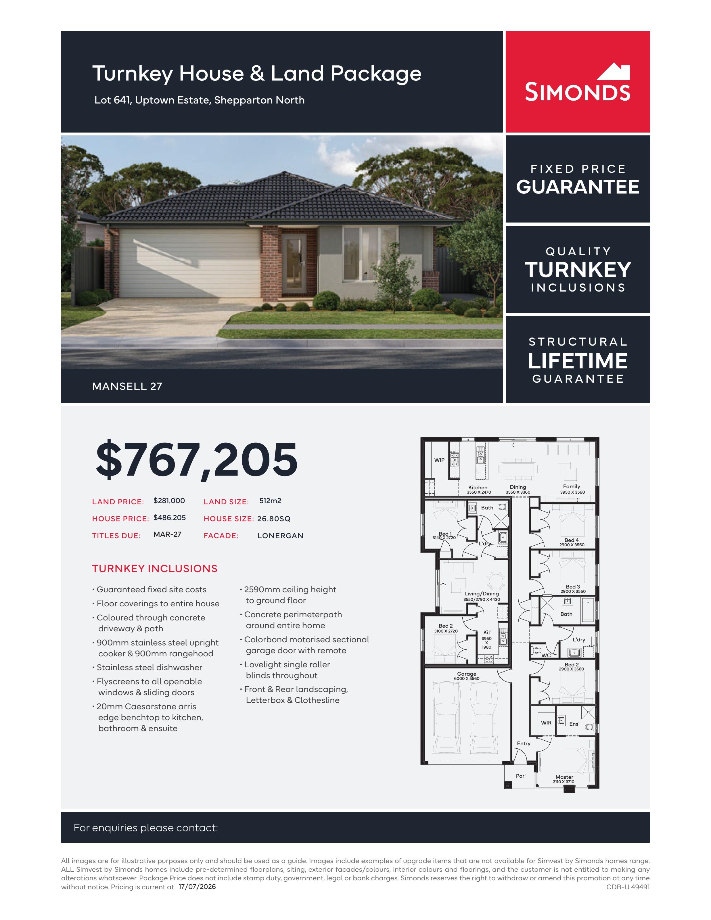 Dual Key home design at Lot 641 Uptown Estate, Shepparton North VIC